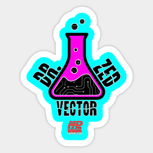 NDWA - Dr. Zed Vector TShirt Sticker